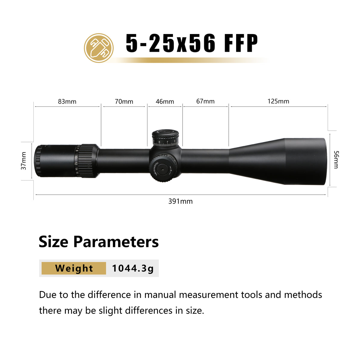 OEM Series 5–25×56 FFP