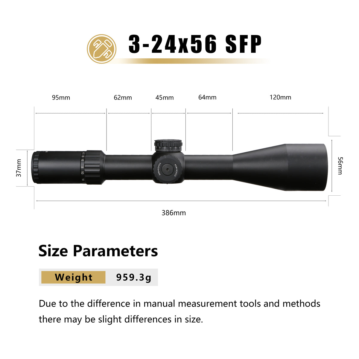 OEM Series 3–24×56 SFP Fiber-Optic