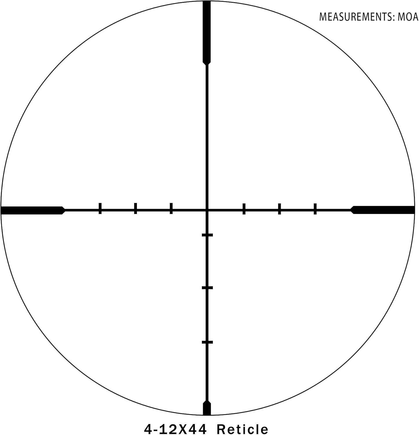 Rifle Scope for Hunting and Shooting 4-12x44 Standard Crosshair SFP Riflescope Durable, Dust-Proof, Shockproof,Waterproof, Fogproof