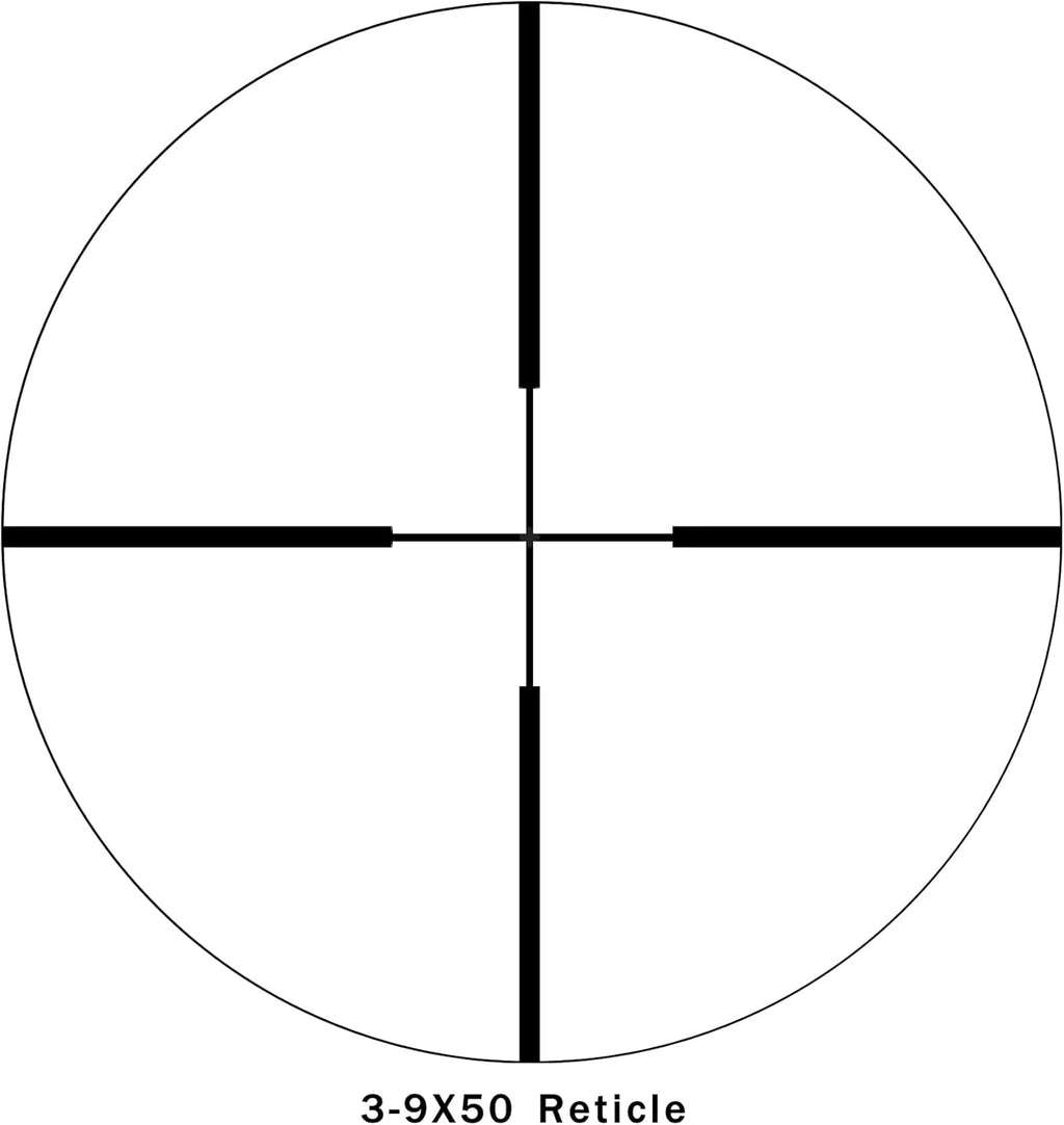 Rifle Scope for Hunting and Shooting, 3-9x50 Standard Crosshair  SFP Riflescope Durable, Dust-Proof, Shockproof,Waterproof, Fogproof