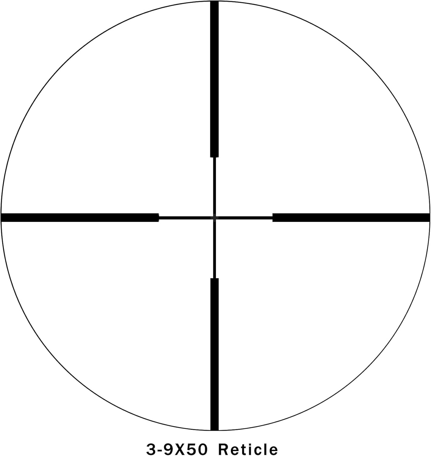 Rifle Scope for Hunting and Shooting, 3-9x50 Standard Crosshair  SFP Riflescope Durable, Dust-Proof, Shockproof,Waterproof, Fogproof