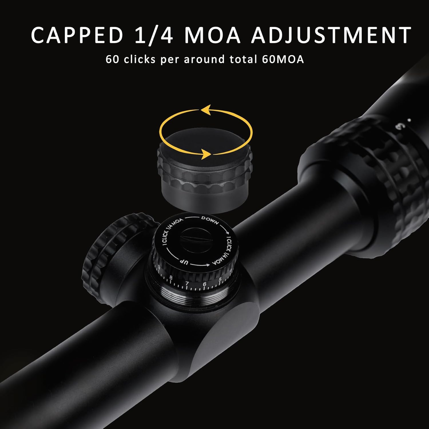 Rifle Scope for Hunting and Shooting, 3-9x40 Standard Crosshair Reticle, SFP Riflescope Durable, Dust-Proof, Shockproof,Waterproof, Fogproof