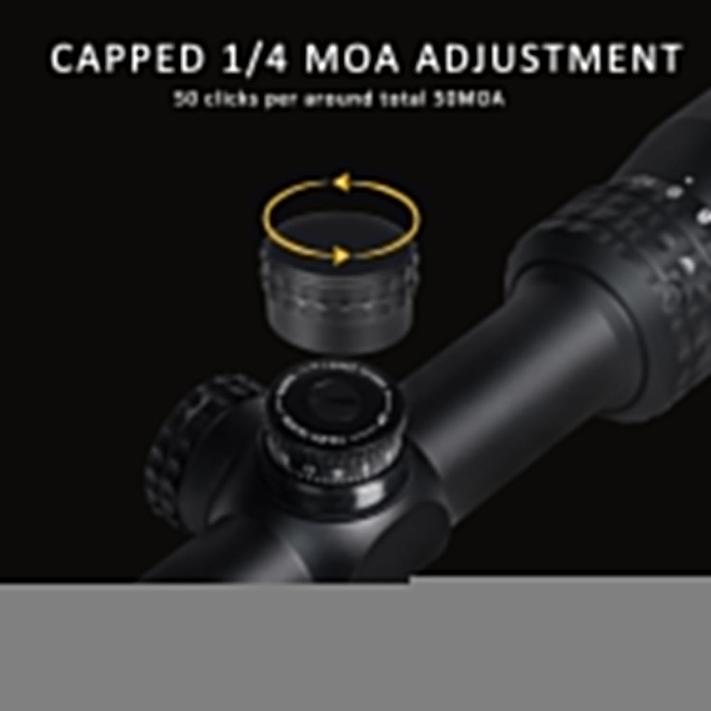 Rifle Scope for Hunting and Shooting 4-12x44 Standard Crosshair SFP Riflescope Durable, Dust-Proof, Shockproof,Waterproof, Fogproof