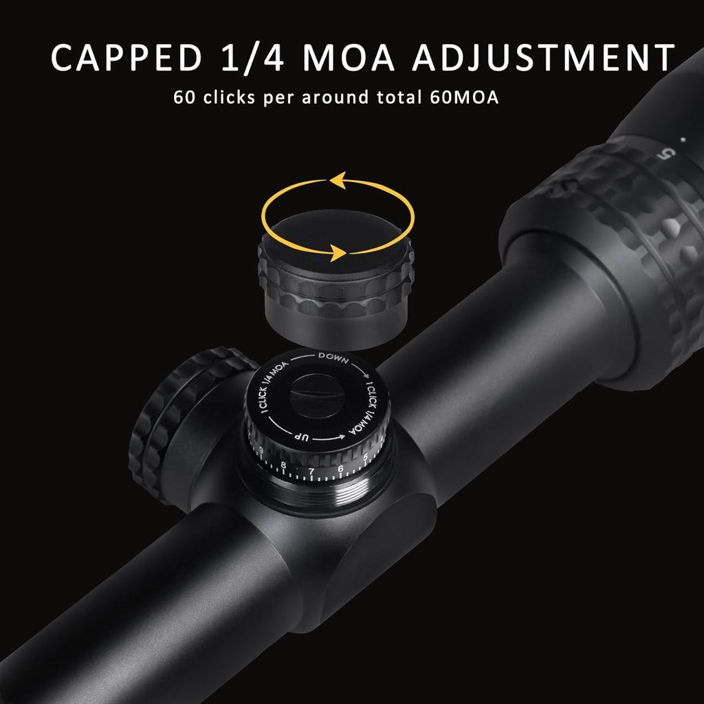 Rifle Scope for Hunting and Shooting, 3-9x50 Standard Crosshair  SFP Riflescope Durable, Dust-Proof, Shockproof,Waterproof, Fogproof