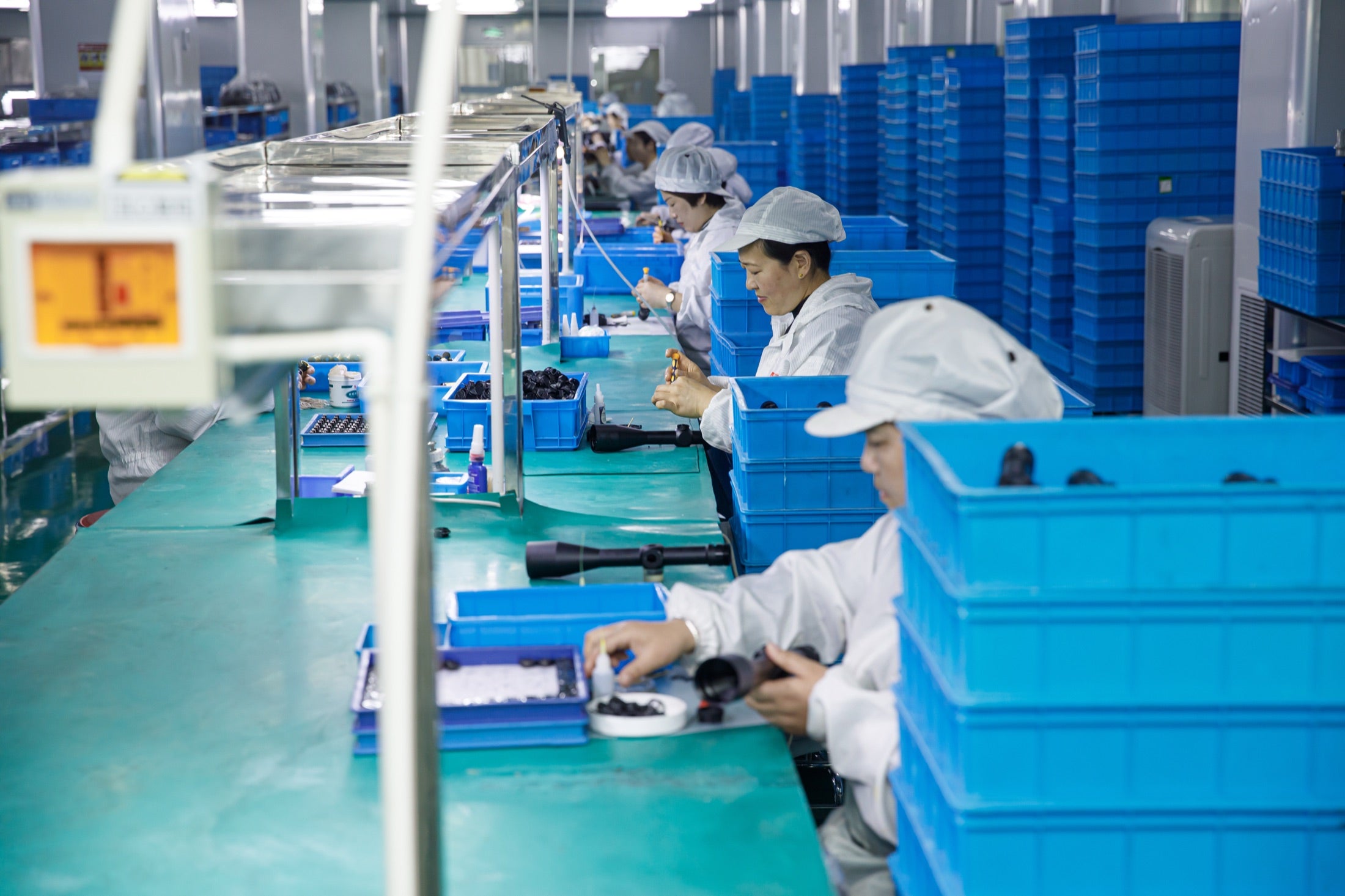Aimsharp optics assembly and manufacturing